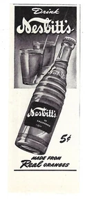 Nesbitts Soda Print Ad Vintage Advertisement Orange Soda Advertising 1943 - Picture 1 of 2