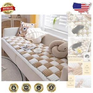 Non-Slip Checkered Couch Cover for Dogs - Washable Pet-Friendly Sofa Protector - Picture 1 of 8