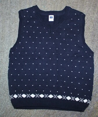 Janie And Jack Boys Navy Vest - Size 4 - EUC - Image 1 of 4