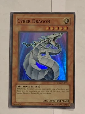 Yu-Gi-Oh! TCG Cyber Dragon CRV-EN015 Super Rare Unlimited LP/MP - Image 1 of 4