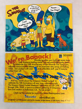 CHEAP PROMO CARD: THE SIMPSONS 10TH ANNIVERSARY Inkworks 2000 SD2000