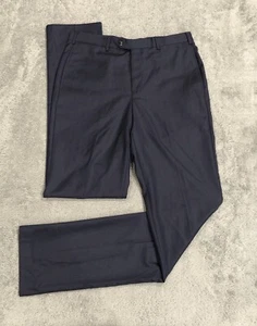 Brooks Brothers 1818 Men’s 33 Unhemmed Vitale Barberis Canonico Wool Dress Pants - Picture 1 of 13