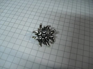 Trachten-Knöpfe Edelweiss Metall gold/silber 17, 20 und 28mm Restposten!!! - Bild 1 von 19