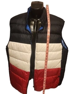 Tommy Hilfiger Mens Multicolor Colorblock Reversible Puffer Vest Jacket Size XXL - Picture 1 of 17