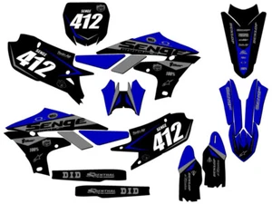 2018-2022 fits CYCRA POWERFLOW YZ 450 F BINARY Blue Senge Graphics Kit Compat... - Picture 1 of 10