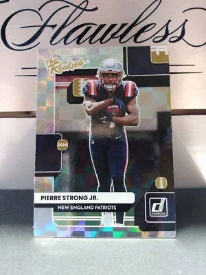 2022 Panini Donruss The Rookies Pierre Strong Jr sharp card #TR-39 - Image 1 of 2