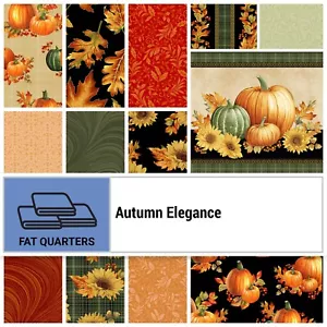  Autumn elegance 80 fat quarters total, no panels by Jackie Robinson Benartex - Picture 1 of 12