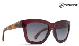 Von Zipper Juice Sunglasses Maroon Tortoise Crystal / Grey Gradient - Picture 1 of 7