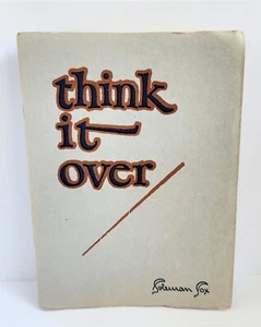 HILLS BROS COFFEE Coleman Cox 1924 Think It Over Booklet San Francisco Antique - Picture 1 of 15
