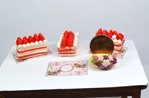 *~ *  Dekorative  Laduree  Erdbeeren  Sahnetorte *~* - Bild 1 von 2