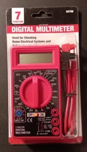 Multímetro digital de 7 funciones para comprobar sistemas eléctricos domésticos y automotrices  - Imagen 1 de 2