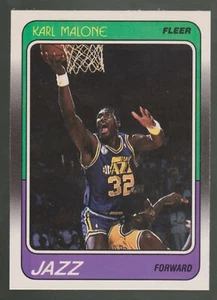 GRADABLE 1988/89 Fleer NBA Basketball card #114 Karl Malone Utah Jazz - Bild 1 von 2