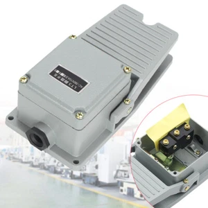 Interruptor de pedal arrancador de pie pulsador de pie interruptor de pedal 220V/380V 15A - Imagen 1 de 15