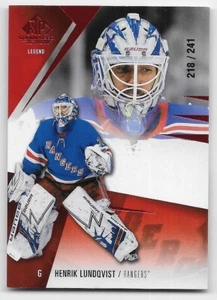 23/24 SP GAME USED LEGEND RED PARALLEL #188 Henrik Lundqvist #218/241 - Picture 1 of 1