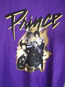 New Prince Purple Rain Motorcycle The Revolution 1984 Size M Mens Classic TShirt - Picture 1 of 4