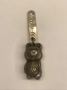 Ukraine vintage keychain Misha Bear - USSR 1980 Moscow Olympic Games Symbol - Picture 1 of 4