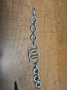 Sterling Silber 8" Kreis Gliederarmband - Bild 1 von 3