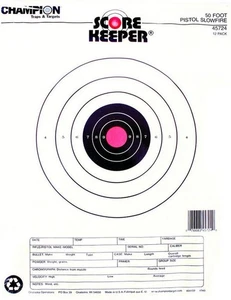 Champion Fallen und Zielscheiben Orange Bullseye Targets - 45724 - Bild 1 von 1