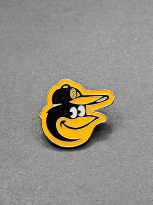 MLB Baseball Team Baltimore Orioles Logo Enamel Pin, FREE SHIPPING! - Image 1 of 2
