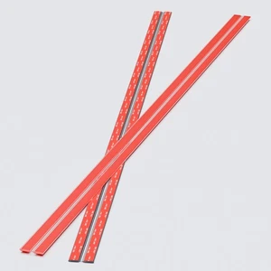 2x 1150mm Flexible Hinges - No glue required. Transparent Clear - Imagen 1 de 11