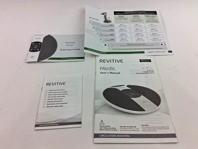 Manual de usuario Revitive Medic Circulation Booster 5573AQ Guía Plan de terapia Tecnología Foto 1 de 4