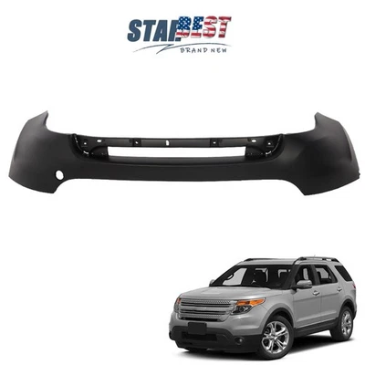 For 2011-2013 2014 2015 Ford Explorer Front Bumper Cover Without Sensors Holes Foto 1 de 4