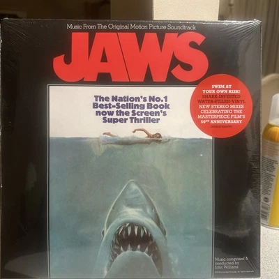 JAWS Original Soundtrack 50th Anni. Shark Infested Water-Filled Vinyl Numbered - Image 1 of 4