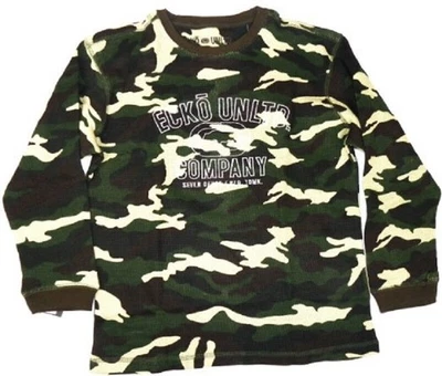 Camisa tejida gofre manga larga Ecko talla 5 para niño pequeño Foto 1 de 2