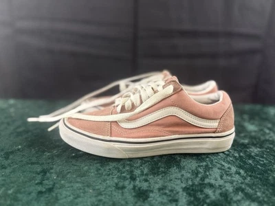 Zapatillas bajas Vans Old Skool rosa gamuza lona para mujer talla 6 Foto 1 de 4