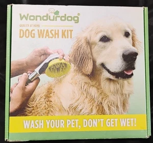 WONDURDOG Beccuccio Vasca da Bagno Deviatore Connessione Facile Lavaggio Cani Bagno Scrub Spazzola Kit - Foto 1 di 3