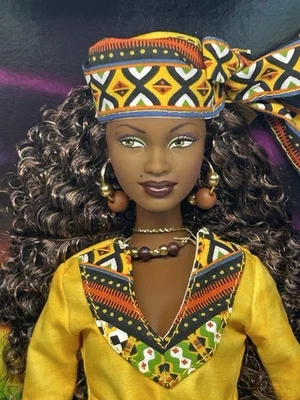 Muñecas Barbie Kwanzaa del Mundo Festivales del Mundo 2006 Mattel #J0945 Foto 1 de 4
