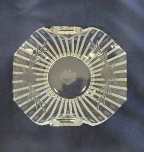Vintage Depression Glass Plate With Handles. - Picture 1 of 5