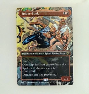 Magic the Gathering: Spider-Punk (0207) (Borderless) Marvel's Spider-Man Foil - Picture 1 of 2