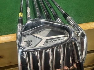 WILSON STAFF MODEL CB FORGED IRON SET 4-PW STIFF STEEL S300 VERY GOOD CONDITION - Picture 1 of 6