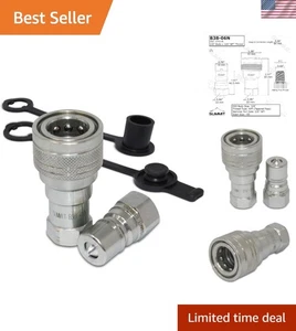 Schwerlast 3/8" NPT Schnellkupplung Hydraulikkupplung mit 19.900 PSI Bewertung - Bild 1 von 9