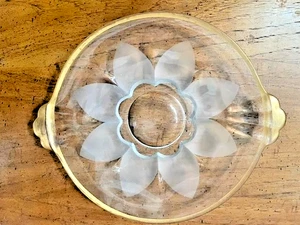 Exquisitely Designed Glass Oval Serving Platter, Free Shipping - Picture 1 of 3