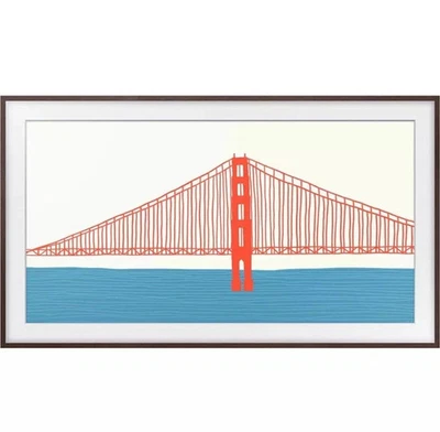 Samsung 75" The Frame Customizable Bezel - Modern Brown VG-SCFF75BWBZA - Image 1 of 4