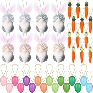 36 Pieces Easter Ornaments for Tree Set Includes Egg Hanging... - Picture 1 of 5