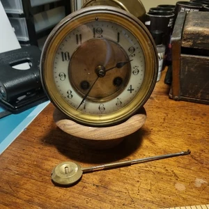Louis Brocot XL Marque Depose Antique French Clock Movement ca.12cm SparesRepair - Picture 1 of 9