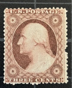 US Stamps-SC# 26 - Type III - Fault- Washington - MOGH - SCV = $65.00 - Picture 1 of 2
