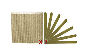 Professional Gold Wood Board 100/100 Grit 6.5 inch Beauty Salon Nail Files