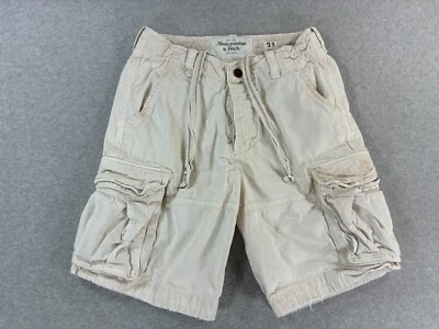 Pantalones Cortos Carga Abercrombie & Fitch Distressed (Hombre Talla 31) Tostados - 10" Foto 1 de 4
