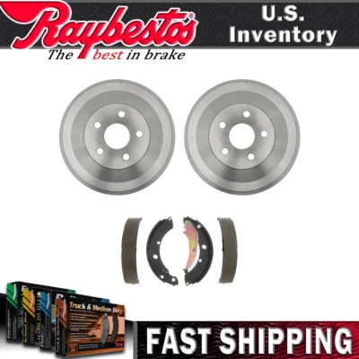 Kit trasero Raybestos tambores de freno y zapatas de freno para Chrysler PT Cruiser 2005-2009 Foto 1 de 4