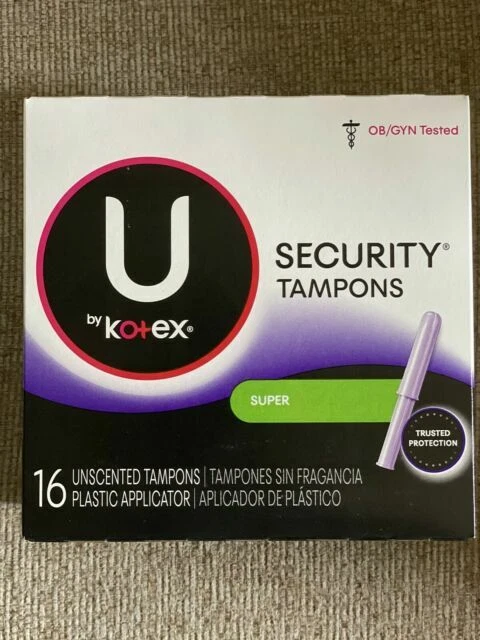 U by Kotex Security Unscented Tampons - 96 Count