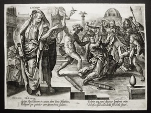 Burin d’Hendrik GOLTZIUS d’après Maarten de Vos - Foto 1 di 3