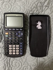 Texas Instruments TI-83 Plus Graphing Calculator - For Parts Repair Broken Test - Picture 1 of 2