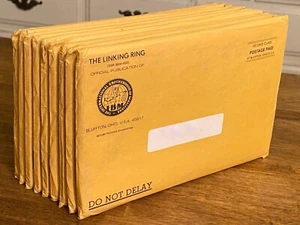9 Vintage Linking Ring Magic Magazines in Original Shipping Envelopes, 1991–1992 - Picture 1 of 24