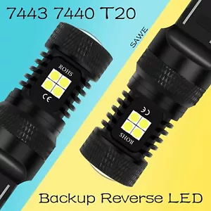 2x SAWE 7440 7443 7444 LED Reverse Light Bulb for Toyota Tundra Ridgeline White - Foto 1 di 7