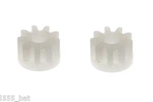 Original Genuine Scalextric W8100 L7085 White 9T Tooth Standard Pinion Gears - Picture 1 of 1