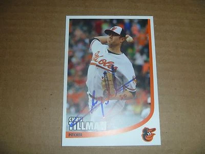 Chris Tillman Baltimore Orioles Signed/Auto 3.5x5 Card  COA - Image 1 of 2